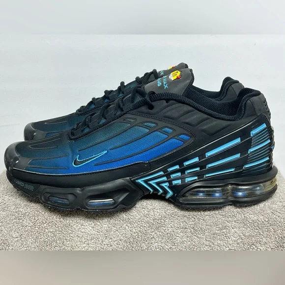 Nike Air Max Plus 3 III TN Tuned "Black Blue Gradient" (DZ4508-001) SIZE 13 - Picture 1 of 8
